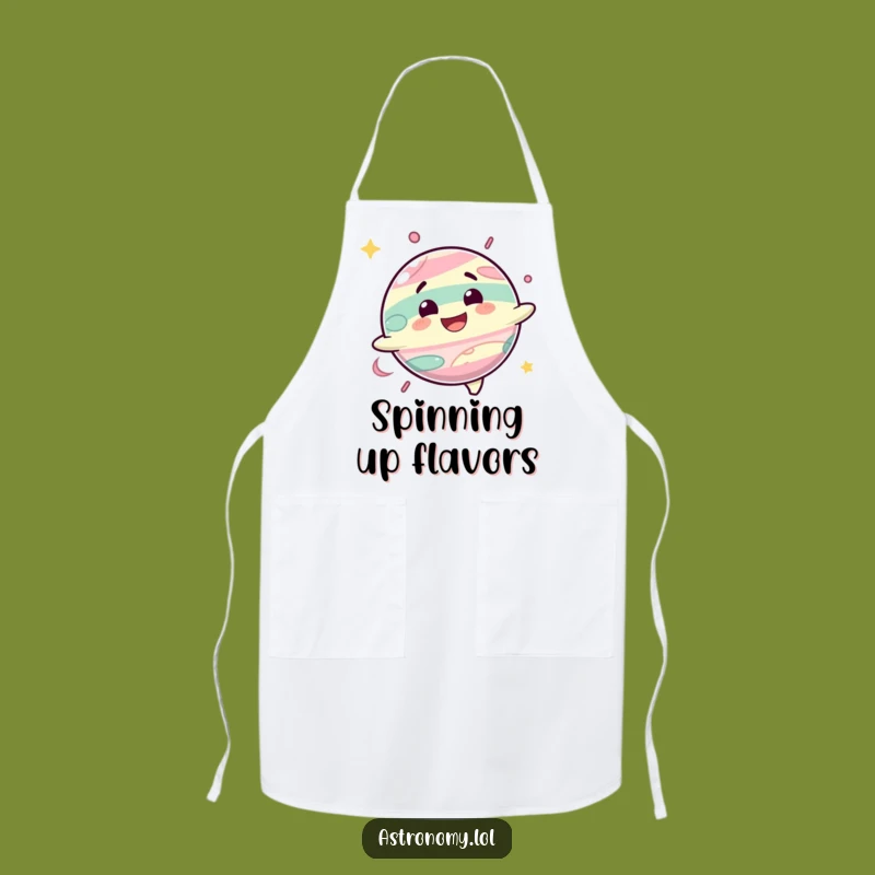 Funny Delighted Planet Apron Perfect for Cheerful Cooks Gift