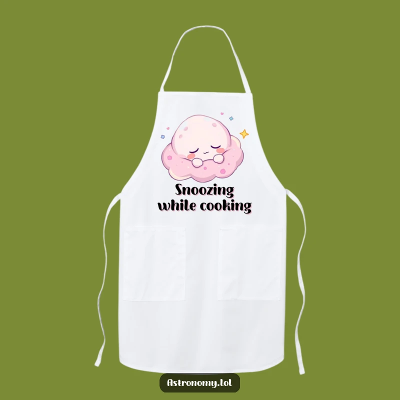Funny Nebula Apron: Sleepy Drifter - Cook and Relax Funny Gift!