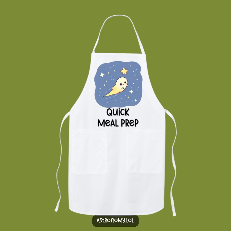 Funny Playful Comet Apron Perfect for Cosmic Chefs Gift
