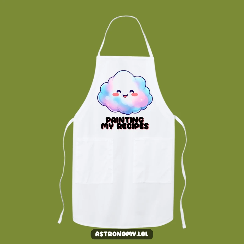 Funny Nebula Cloud Apron - Colorful and Hilarious Kitchenwear