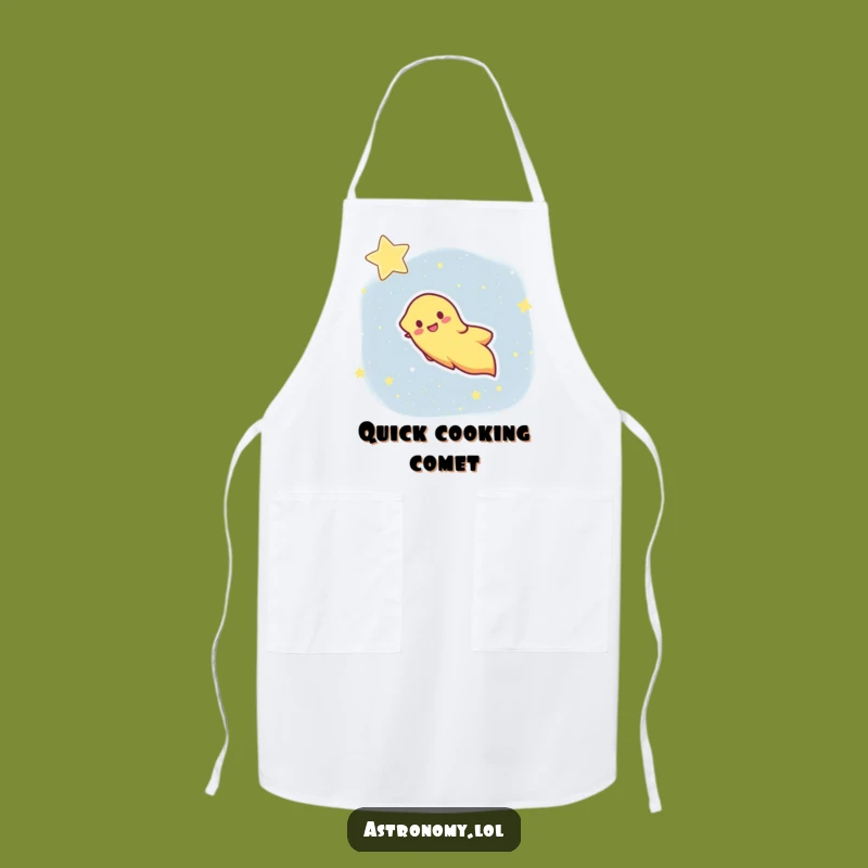 Funny Comet Apron: Speedy Chef's Humor Wear, Perfect Funny Gift