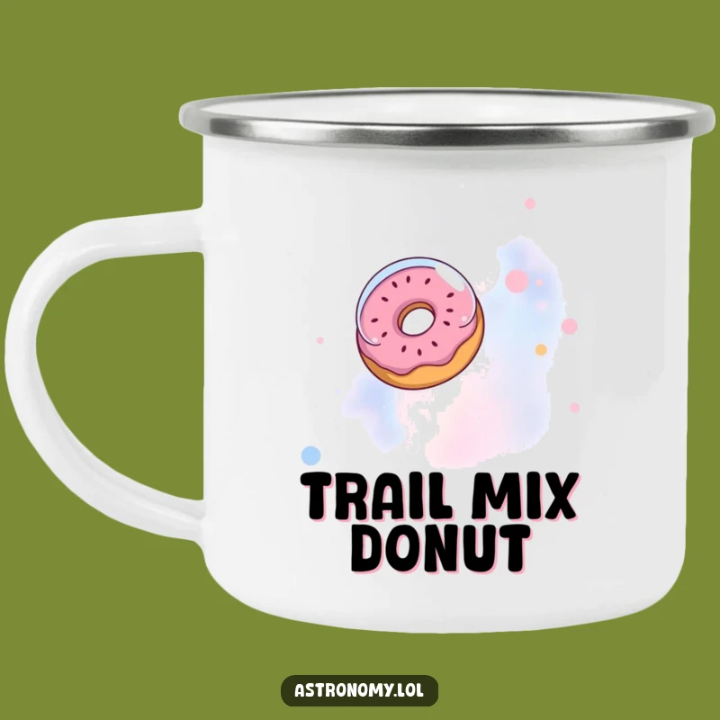 Funny Donut Astronaut Camping Mug: Hilarious Outdoor Treat, Perfect Gift