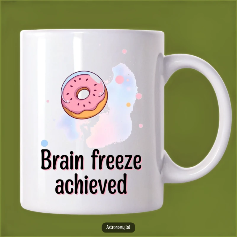 Funny Astronaut Donut Mug: Hilarious Space Treat Gift for Doughnut Lovers