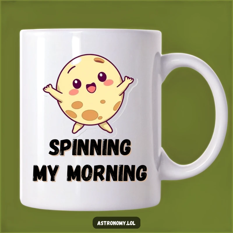 Funny Dancing Planet Mug - A Groovy Gift for Space Lovers