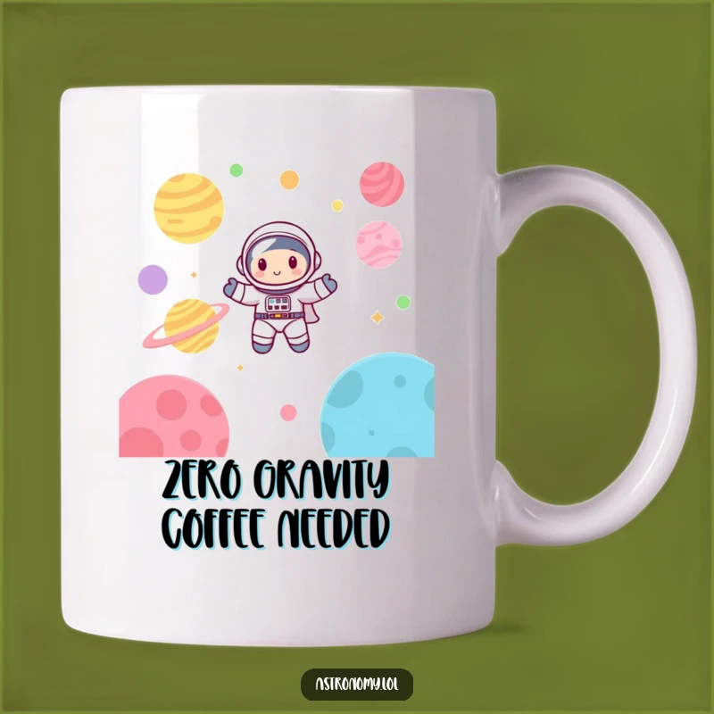 Funny Astronaut Floating Mug: A Cute Space Adventure, Perfect Gift