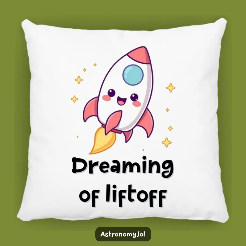 Funny Rocket Ship Pillow: Blasting Off Comfort, Perfect Funny Gift