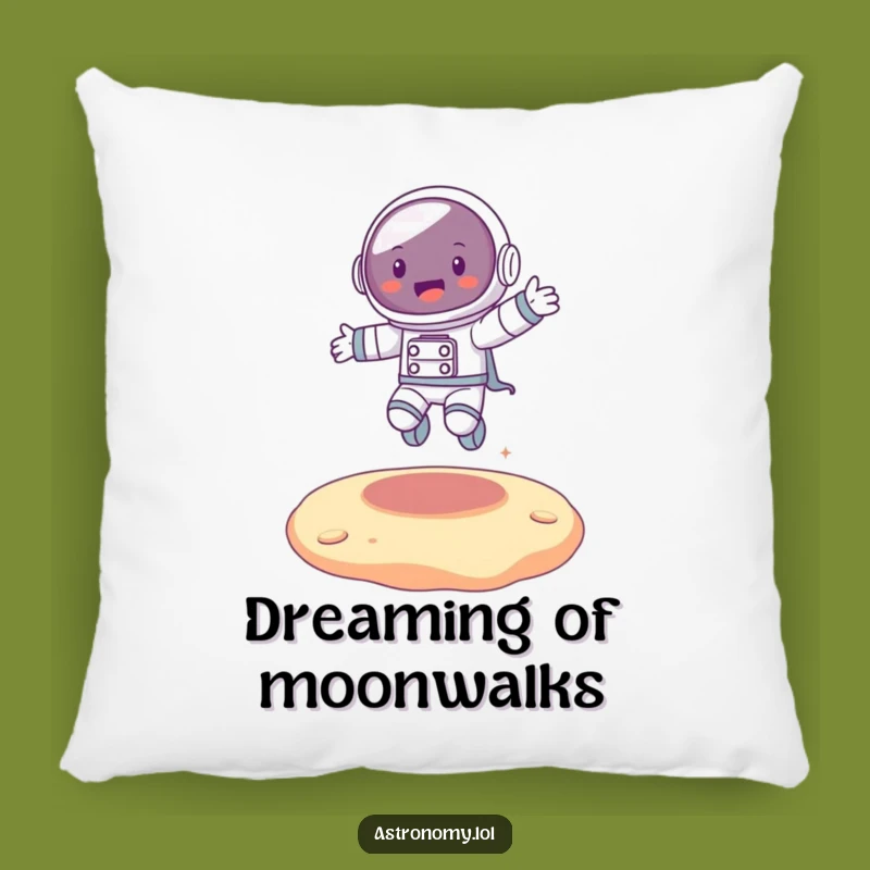 Funny Astronaut Bouncing Alien Pillow - Comfy Cosmic Fun!