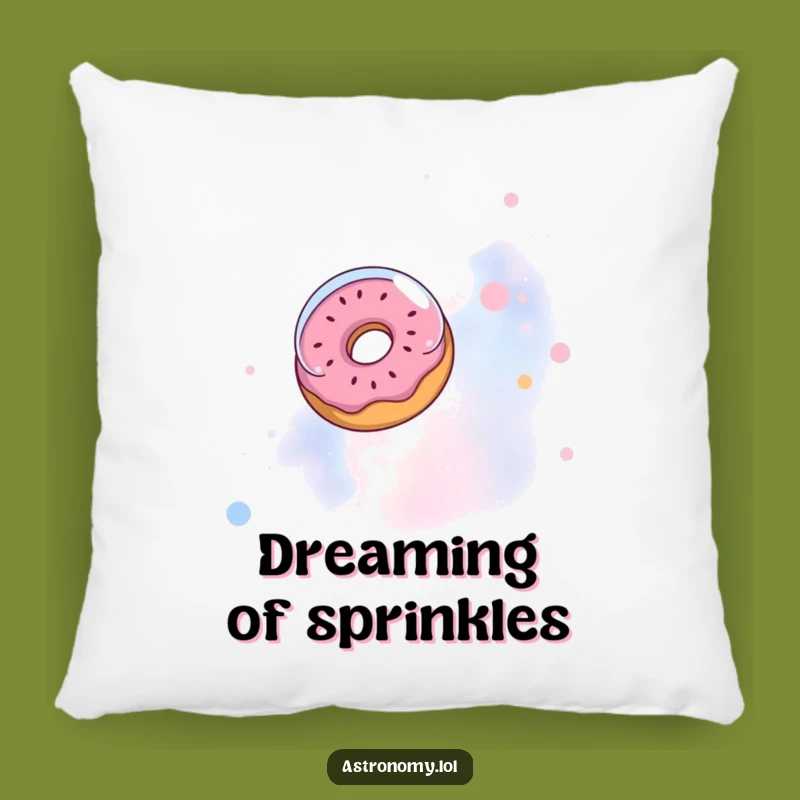 Funny Donut Astronaut Pillow: Hilarious Comfort for Space Lovers, Perfect Gift