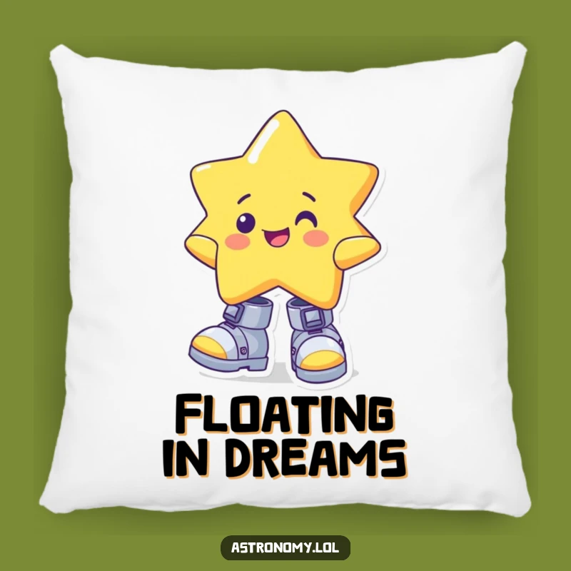 Funny Star Gravity Boots Pillow - Comfy Cosmic Gag Gift