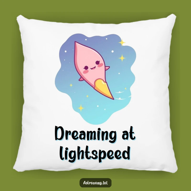 Funny Comet Cuddle Pillow: Soft Celestial Smile Gift for Cozy Dreams