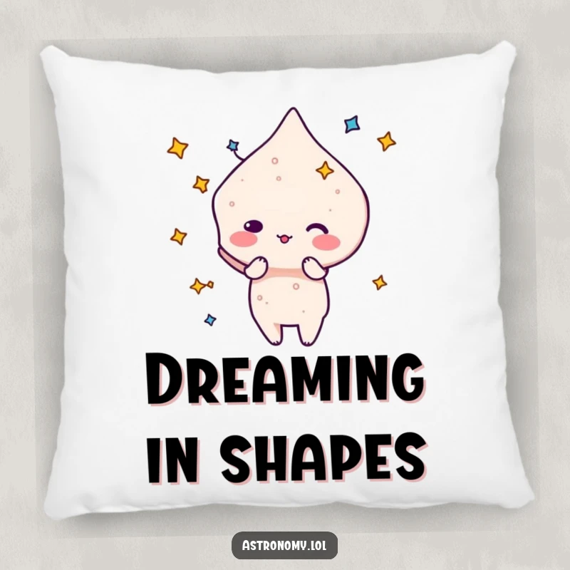 Funny Constellation Pillow with a soft, playful character forming a silly shape, offering cozy comfort and celestial humor.