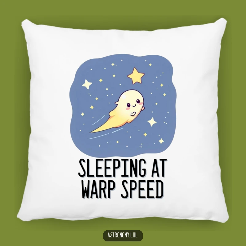 Funny Playful Comet Pillow Cozy Comforting Space Gift