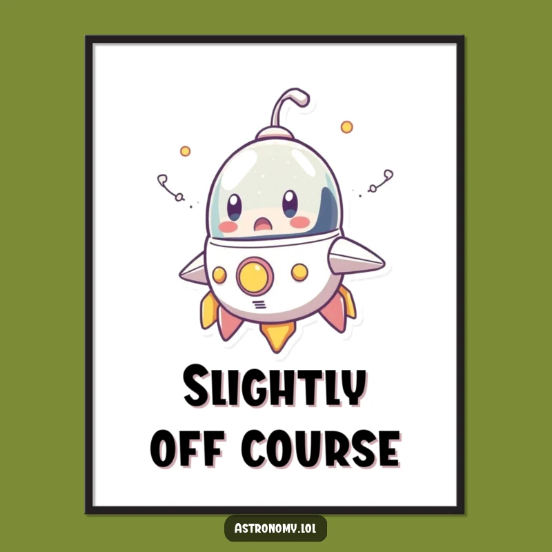 Funny Spaceship Digital Art: Surprise & Smoke Trails for Instant Fun