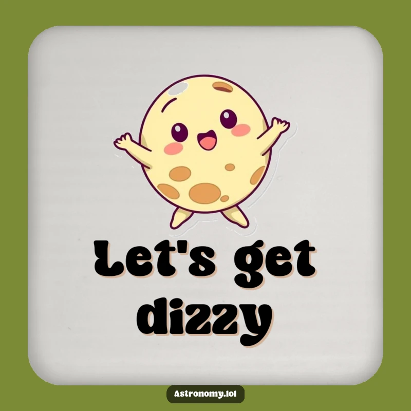 Funny Dancing Planet Coaster - Protect Your Tables with Style