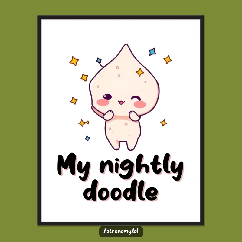 Funny Constellation Poster: Silly Shape Art, Whimsical Star Decor Gift