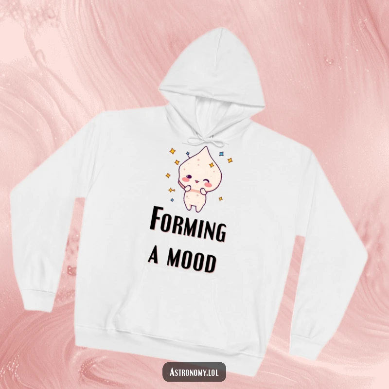 Funny Constellation Hoodie featuring a playful character forming a silly shape, offering cozy warmth and celestial humor.