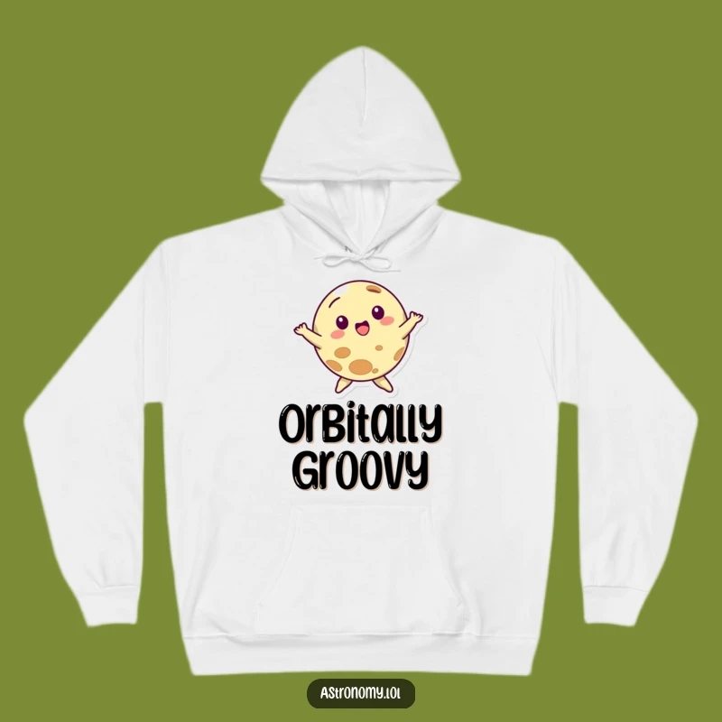 Funny Dancing Planet Hoodie - Cozy & Fun Cosmic Comfort