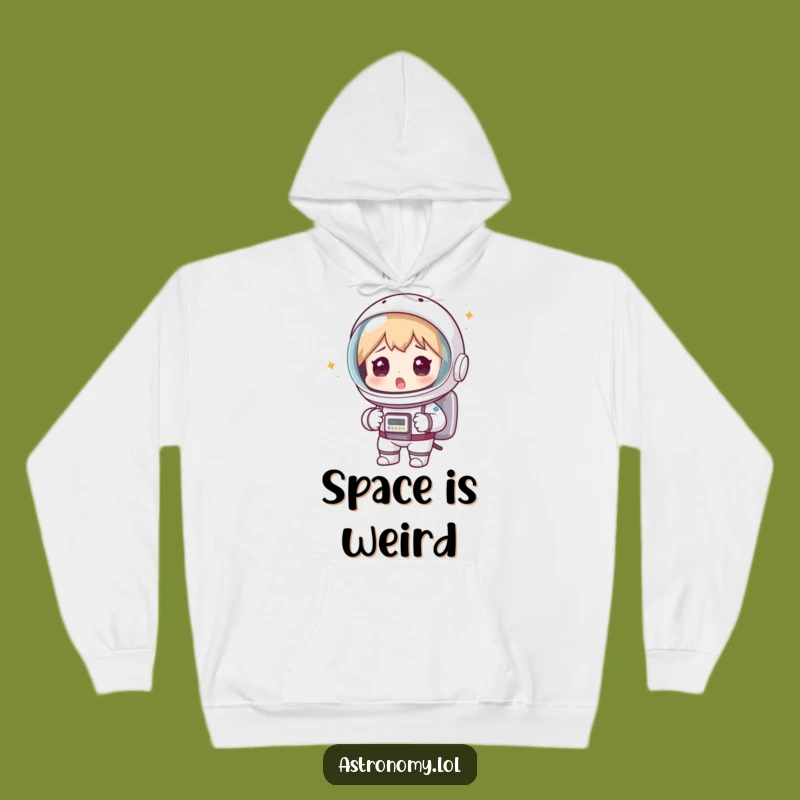 Funny Astronaut Colander Hoodie - Cozy Gag Gift for Space Enthusiasts
