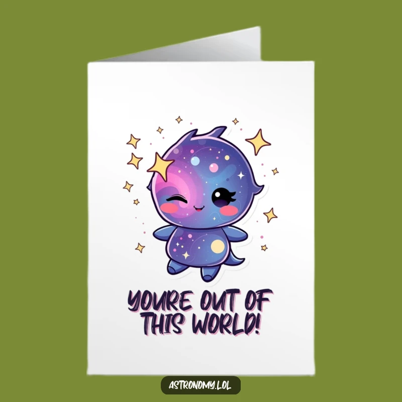 Sparkling Galaxy Congratulations Card Free Printable Download: Cosmic Cheer for Achievements