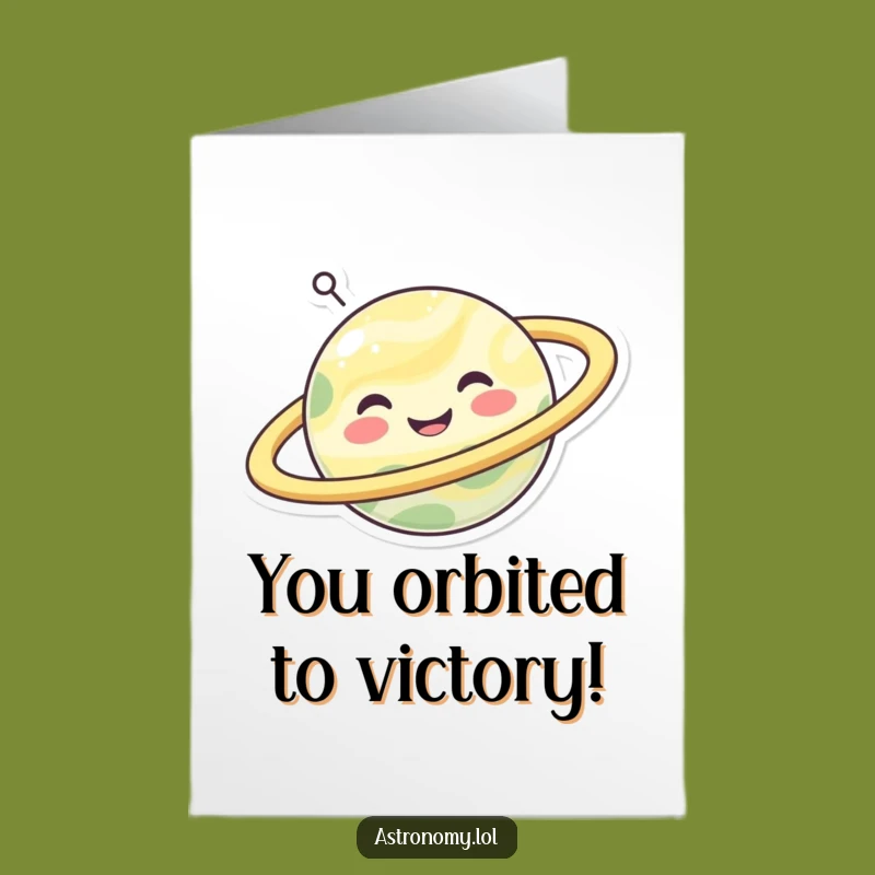 Free Printable Happy Planet Congrats Card - Joyful Ring Downloadable!