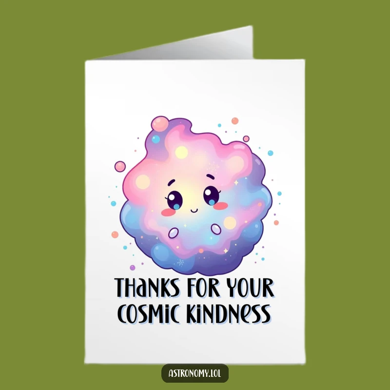 Free Printable Nebula Thank You Card: Cosmic Dust Appreciation Downloadable!