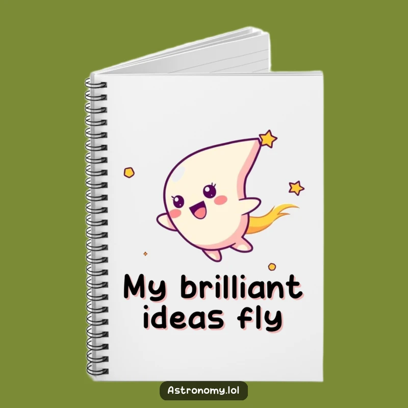 Funny Comet Notebook: Delightful Space Journal for Creative Thinkers