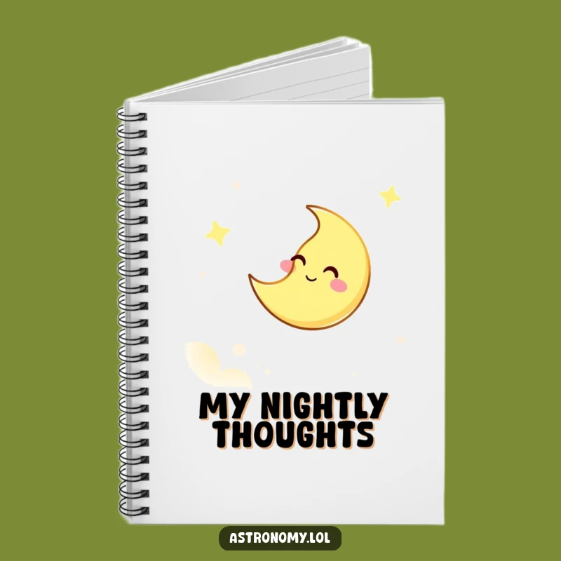 Funny Moon Notebook, Giggling Pages, Hilarious Journal for Night Ideas!