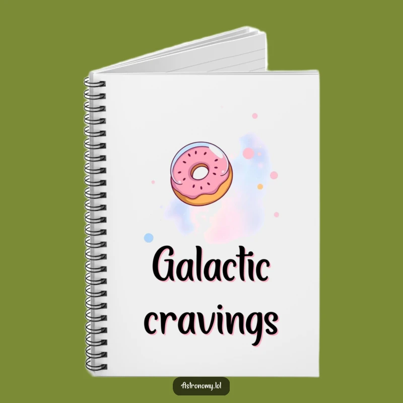 Funny Donut Astronaut Notebook: Hilarious Journal for Space Fans, Perfect Gift