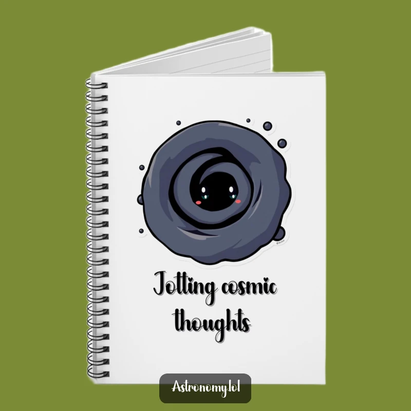 Funny Black Hole Notebook: Curious Vortex Pages, Gift for Cosmic Thinkers
