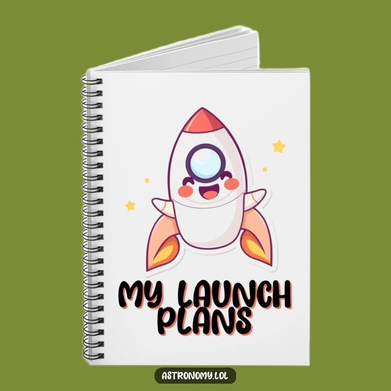 Funny Rocket Notebook: Blasting Off Rocket Journal, Great Funny Gift for Ideas