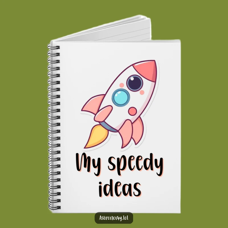 Funny Happy Rocket Giggles Notebook - Jot Down Laughs!