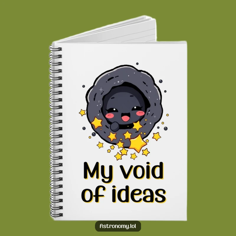 Funny Black Hole Notebook - Jot Down Your Cosmic Thoughts!