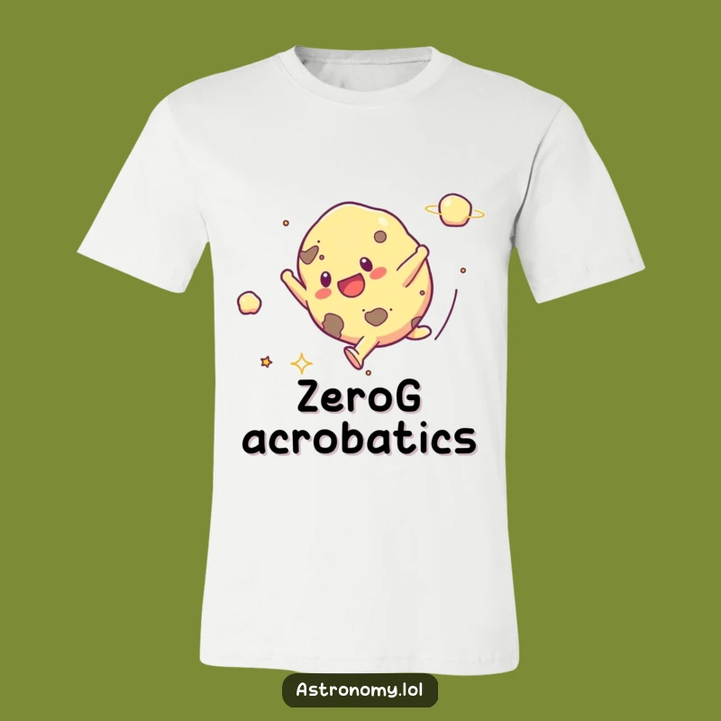 Funny Asteroid Cartwheel T-Shirt: Out of This World Style for Galaxy Lovers