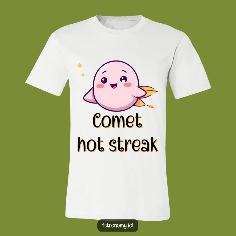 Funny Fast Friend Tee - Happy Comet Space Funny Shirt