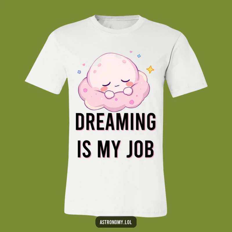 Funny Sleepy Nebula T-Shirt: Peaceful Drifting Design - Relaxing Funny Gift!
