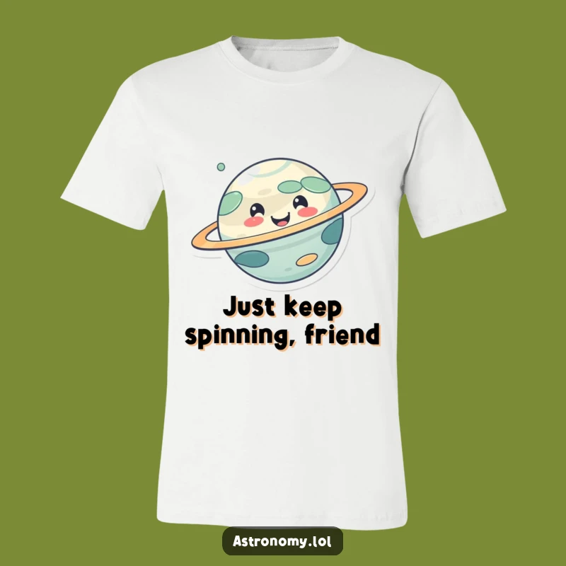Funny Happy Planet T-Shirt, Cute Smiling Earth Graphic, Awesome Comical Apparel!