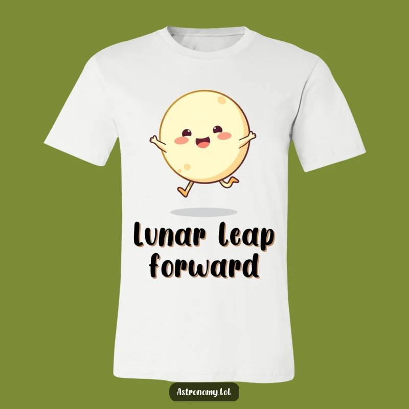 Funny Bouncing Moon T-Shirt - Wear Your Joyful Lunar Spirit