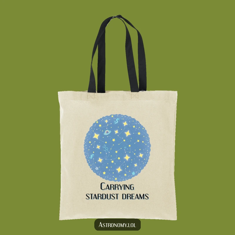 Funny Constellation Tote Bag: Carry Twinkling Stars, Your Cosmic Companion, Perfect Tote Gift