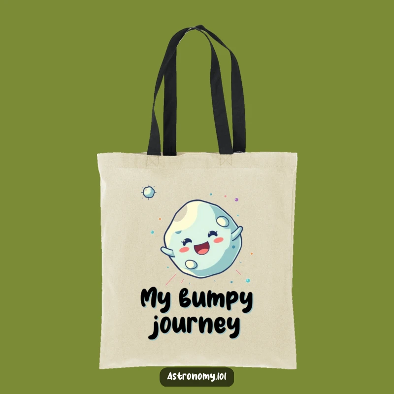 Funny Asteroid Tote Bag: Joyful Tumbler, Carry Your Adventure Anywhere