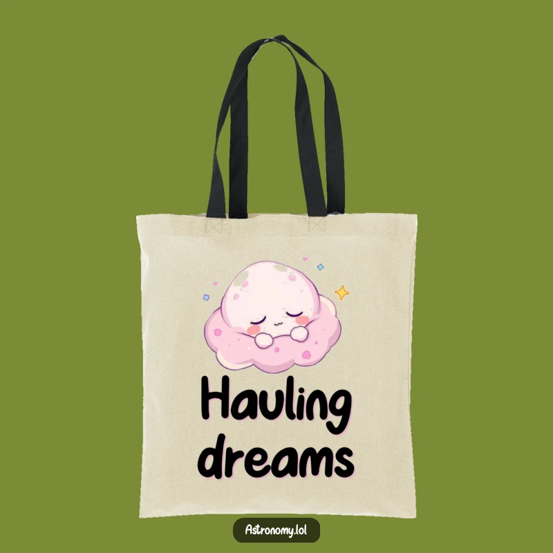 Funny Nebula Tote Bag: Sleepy Drifter - Carry Your Calm Funny Gift!